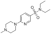 CAS#: 38029-94-6, N,N-Diethyl-6-(4-Methylpiperazin-1-Yl)Pyridine-3-Sulfonamide