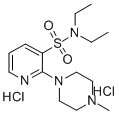 CAS 登录号:38030-56-7, N,N-二乙基-2-(4-甲基-1-哌嗪基)-3-吡啶磺酰胺二盐酸盐