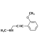 CAS#: 380429-11-8, 3-(2-Methoxyphenyl)-N-Methyl-2-Propyn-1-Amine