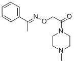 CAS#: 38063-86-4, Acetophenone O-((4-Methyl-(Piperazin-1-Yl))Carbonylmethyl)Oxime