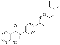 CAS#: 38063-92-2, p-(2-Chloronicotinamido)acetophenone O-(2-diethylaminoethyl)oxime