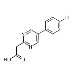 CAS#: 38107-00-5, [5-(4-Chlorophenyl)-2-Pyrimidinyl]Acetic Acid