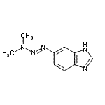 CAS#: 381208-72-6, 6-[(1E)-3,3-Dimethyl-1-Triazen-1-Yl]-1H-Benzimidazole