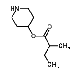 CAS#: 381725-65-1, 4-Piperidinyl 2-Methylbutanoate