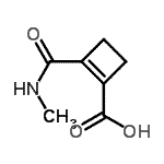 CAS#: 38197-76-1, 2-(Methylcarbamoyl)-1-Cyclobutene-1-Carboxylic Acid