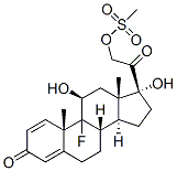 CAS#: 382-66-1, [2-[(8S,10S,11S,13S,14S,17R)-9-Fluoro-11,17-Dihydroxy-10,13-Dimethyl-3-Oxo-6,7,8,11,12,14,15,16-Octahydrocyclopenta[a]Phenanthren-17-Yl]-2-Oxoethyl] Methanesulfonate