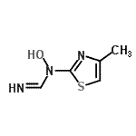 CAS#: 382136-42-7, N-Hydroxy-N-(4-methyl-1,3-thiazol-2-yl)imidoformamide