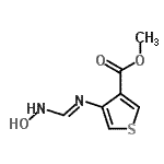 CAS#: 382136-54-1, Methyl 4-{(E)-[(Hydroxyamino)Methylene]Amino}-3-Thiophenecarboxylate