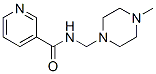 CAS 登录号：38221-46-4， N-[(4-甲基哌嗪-1-基)甲基]吡啶-3-甲酰胺