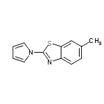 CAS#: 383141-97-7, 6-Methyl-2-(1H-Pyrrol-1-Yl)-1,3-Benzothiazole