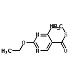 CAS#: 383160-10-9, S-Methyl 4-Amino-2-Ethoxy-5-Pyrimidinecarbothioate