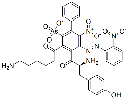 CAS#: 38337-12-1, (2S)-3-[(3Z)-3-[(4-Arsonophenyl)Hydrazinylidene]-4-Oxo-1-Cyclohexa-1,5-Dienyl]-2-[6-[(2,4-Dinitrophenyl)Amino]Hexanoylamino]Propanoic Acid