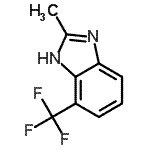 CAS#: 384-32-7, 2-Methyl-4-(Trifluoromethyl)-1H-Benzimidazole