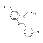 CAS#: 384857-22-1, 4-[(3-Chlorobenzyl)Oxy]-3-Ethoxybenzaldehyde