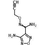 CAS#: 384860-42-8, 4-Amino-N'-(2-Propyn-1-Yloxy)-1,2,5-Oxadiazole-3-Carboximidamide