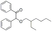 CAS 登录号：38490-99-2， (2S)-2-[(2R)-2-乙基己氧基]-1,2-二(苯基)乙酮