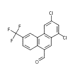 CAS#: 38492-84-1, 1,3-Dichloro-6-(trifluoromethyl)-9-phenanthrenecarbaldehyde