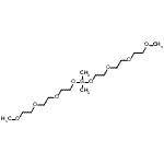 CAS 登录号：38495-30-6， 12,12-二甲基-2,5,8,11,13,16,19,22-八氧杂-12-硅杂二十三烷
