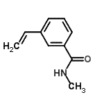 CAS 登录号：38499-16-0， N-甲基-3-乙烯基-苯甲酰胺