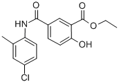 CAS#: 38507-94-7, Ethyl 5-[(4-Chloro-2-Methylphenyl)Carbamoyl]-2-Hydroxybenzoate