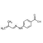 CAS#: 385406-46-2, 4-[(2E)-2-(2-Methyl-2-Propen-1-Ylidene)Hydrazino]Benzoic Acid