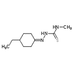 CAS 登录号：386255-05-6， 2-(4-乙基环己基亚基)-N-甲基肼基硫代甲酰胺