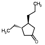 CAS 登录号：386272-92-0， (3S,4S)-3-乙基-4-丙基环戊酮