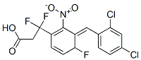 CAS#: 38635-54-0, alpha-[(2,4-Dichlorophenyl)Methylene]-2-Nitro-4-(Trifluoromethyl)-Benzeneacetic Acid