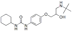 CAS#: 38649-73-9, 3-[4-[3-(Tert-Butylamino)-2-Hydroxypropoxy]Phenyl]-1-Cyclohexylurea