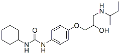 CAS#: 38651-96-6, 3-[4-[3-(Butan-2-Ylamino)-2-Hydroxypropoxy]Phenyl]-1-Cyclohexylurea