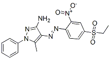CAS#: 38658-94-5, 4-(4-Ethylsulfonyl-2-Nitrophenyl)Diazenyl-5-Methyl-1-Phenylpyrazol-3-Amine