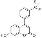 CAS 登录号：386704-09-2， 7-羟基-4-(3-三氟甲基苯基)香豆素