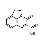 CAS#: 386715-43-1, 4-Oxo-1,2-Dihydro-4H-Pyrrolo[3,2,1-Ij]Quinoline-5-Carboxylic Acid