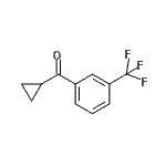 CAS 登录号：38675-82-0， 环丙基[3-(三氟甲基)苯基]甲酮