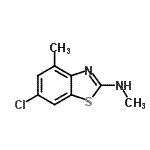CAS#: 38705-70-3, 6-Chloro-N,4-Dimethyl-1,3-Benzothiazol-2-Amine