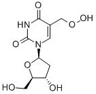 CAS 登录号：38716-10-8， 5-(氢过氧基甲基)-1-[(2R,4S,5R)-4-羟基-5-(羟基甲基)四氢呋喃-2-基]嘧啶-2,4-二酮