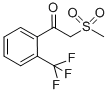 CAS#: 387350-34-7, 2-(Methylsulfonyl)-1-[2-(Trifluoromethyl)Phenyl]Ethanone