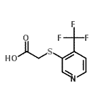 CAS#: 387350-44-9, {[4-(Trifluoromethyl)-3-Pyridinyl]Sulfanyl}Acetic Acid