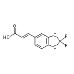 CAS#: 387350-55-2, (2E)-3-(2,2-Difluoro-1,3-Benzodioxol-5-Yl)Acrylic Acid
