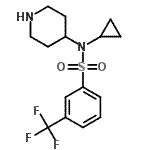 CAS#: 387350-79-0, N-Cyclopropyl-N-(4-Piperidinyl)-3-(Trifluoromethyl)Benzenesulfonamide