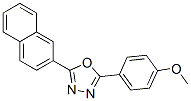 CAS 登录号：38736-17-3， 2-(4-甲氧基苯基)-5-萘-2-基-1,3,4-恶二唑