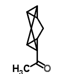 CAS#: 38739-89-8, 1-Tetracyclo[3.2.0.02,7.04,6]Hept-1-Yl-Ethanone