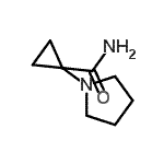 CAS#: 387845-44-5, 1-(1-Pyrrolidinyl)Cyclopropanecarboxamide