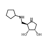 CAS#: 388076-91-3, (2R,3R,4S)-2-[(Cyclopentylamino)Methyl]-3,4-Pyrrolidinediol