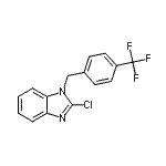 CAS#: 388574-65-0, 2-Chloro-1-[4-(Trifluoromethyl)Benzyl]-1H-Benzimidazole