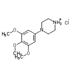 CAS#: 38869-07-7, 4-(3,4,5-Trimethoxyphenyl)Piperazin-1-Ium Chloride