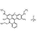 CAS#: 38875-96-6, Ethyl 2-[3,6-Bis(Ethylamino)-2,7-Dimethyl-Xanthen-10-Ium-9-Yl]Benzoate Phosphate