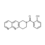 CAS#: 389117-41-3, 8,9-Dihydropyrido[2,3-b][1,6]Naphthyridin-7(6H)-Yl(2-Hydroxyphenyl)Methanone