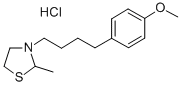 CAS#: 38914-82-8, 3-[4-(4-Methoxyphenyl)Butyl]-2-Methyl-1,3-Thiazolidine Hydrochloride