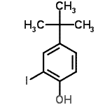 CAS#: 38941-98-9, 2-Iodo-4-(2-Methyl-2-Propanyl)Phenol